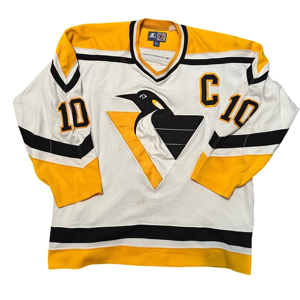 Vintage‎ Starter Pittsburgh Penguins Ron Francis 10 Hockey Jersey XXL White NHL